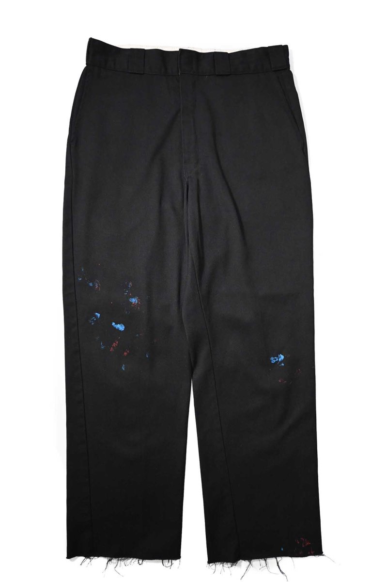 画像1: Used Dickies 874 Painted Work Pants Black (1)