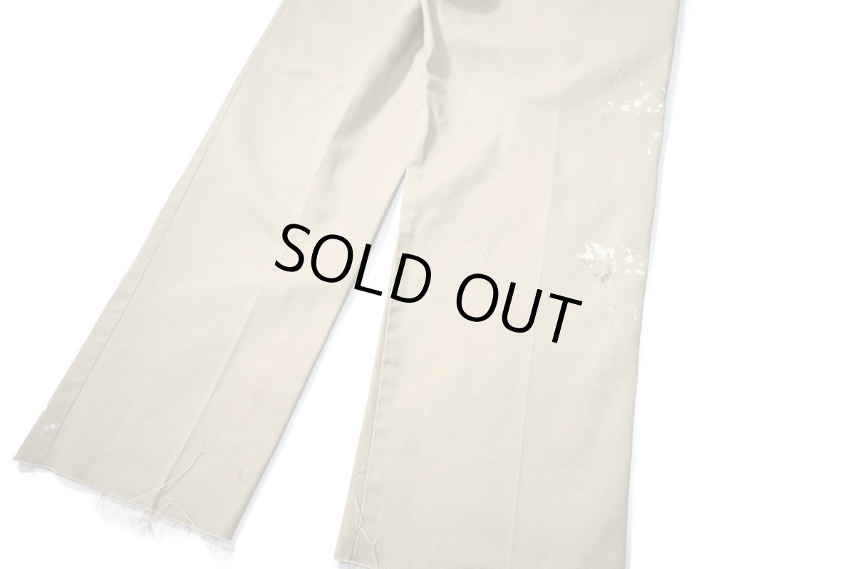 画像5: 90s Used Dickies 874 Painted Work Pants Khaki made in USA (5)