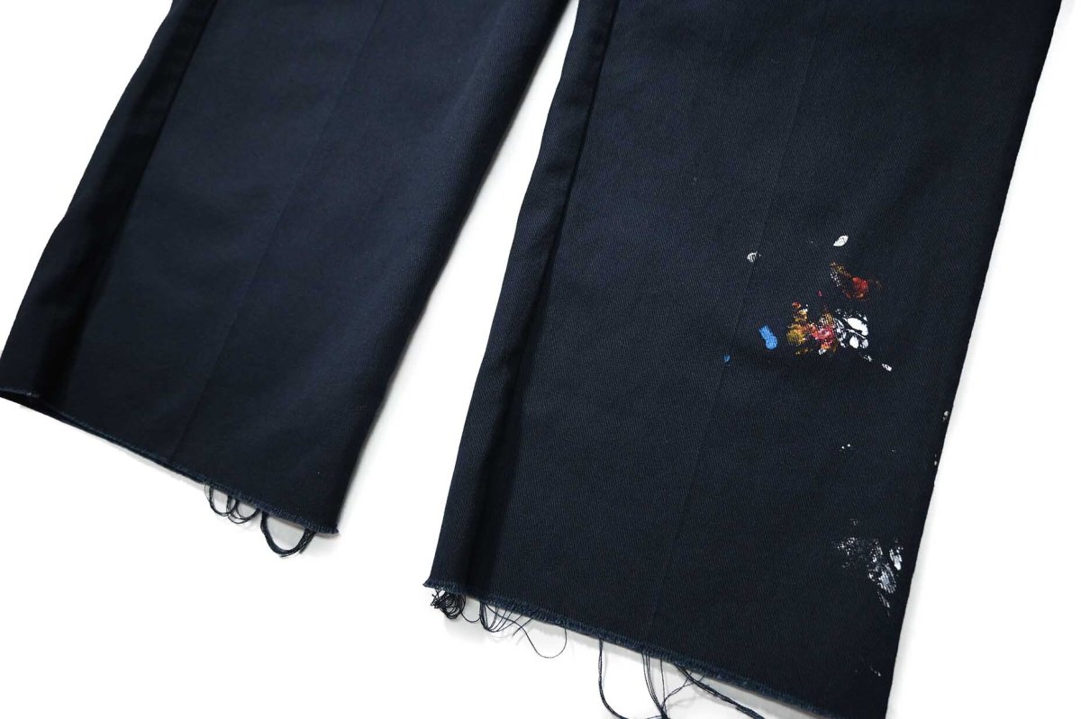画像3: Used Dickies 874 Flex Painted Work Pants Navy (3)