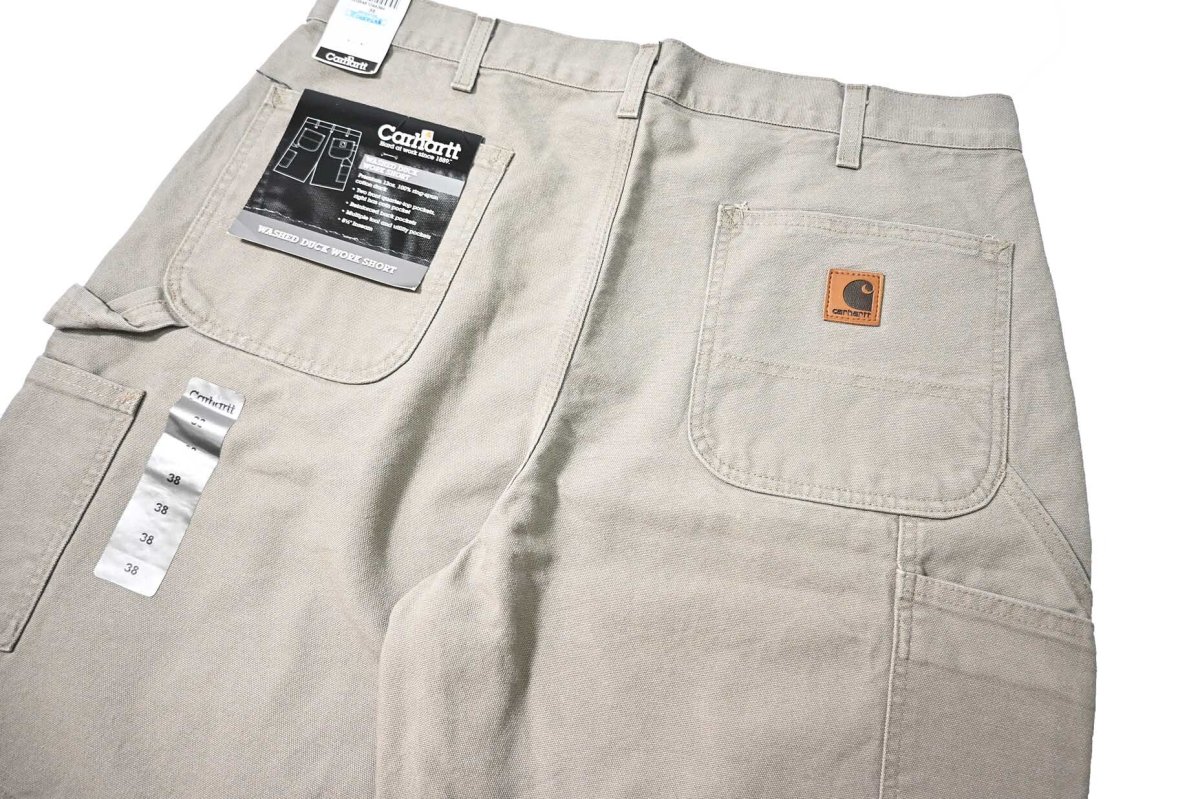 画像3: 05' Deadstock Carhartt Duck Work Shorts Desert (3)