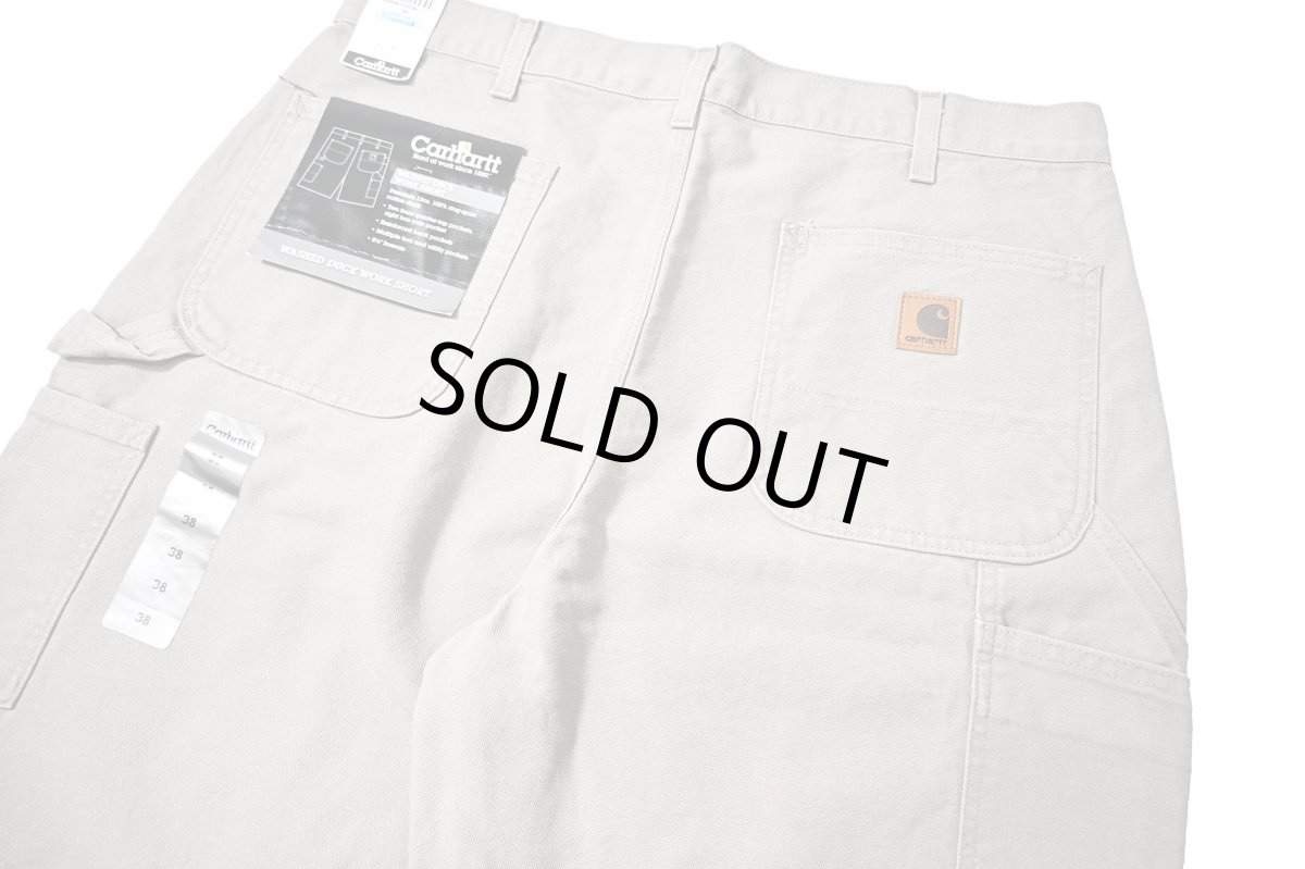画像3: 05' Deadstock Carhartt Duck Work Shorts Desert (3)