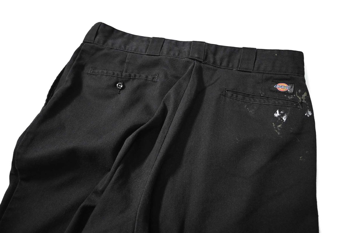 画像5: Used Dickies 874 Flex Painted Work Pants Black (5)