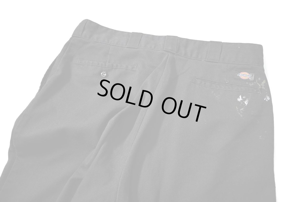画像5: Used Dickies 874 Flex Painted Work Pants Black (5)