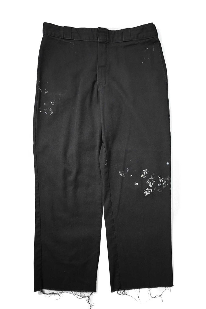 画像1: Used Dickies 874 Flex Painted Work Pants Black (1)