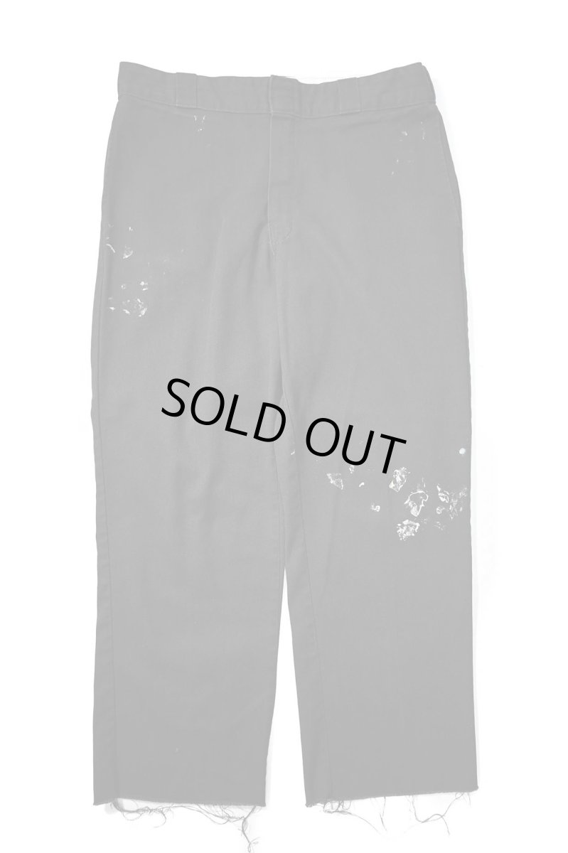 画像1: Used Dickies 874 Flex Painted Work Pants Black (1)