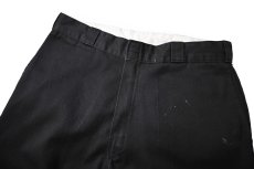 画像2: Used Dickies 85283 Double Knee Painted Work Pants Black (2)