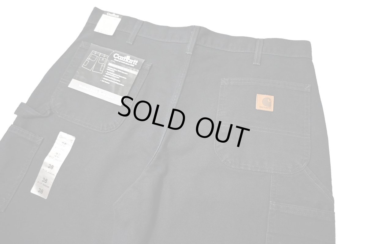 画像3: 07' Deadstock Carhartt Duck Work Shorts Black (3)
