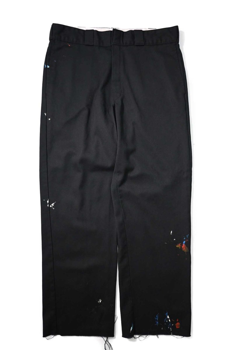 画像1: Used Dickies 874 Painted Work Pants Black (1)