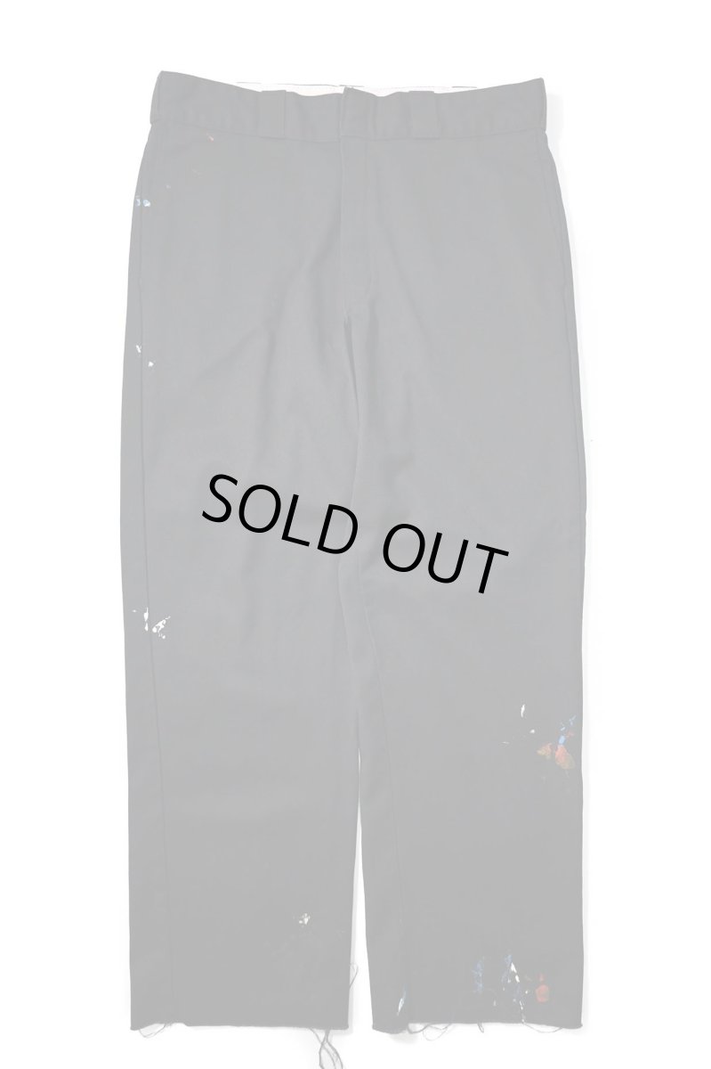画像1: Used Dickies 874 Painted Work Pants Black (1)