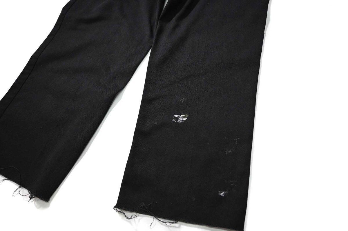 画像6: Used Dickies 874 Flex Painted Work Pants Black (6)