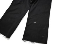 画像6: Used Dickies 874 Flex Painted Work Pants Black (6)
