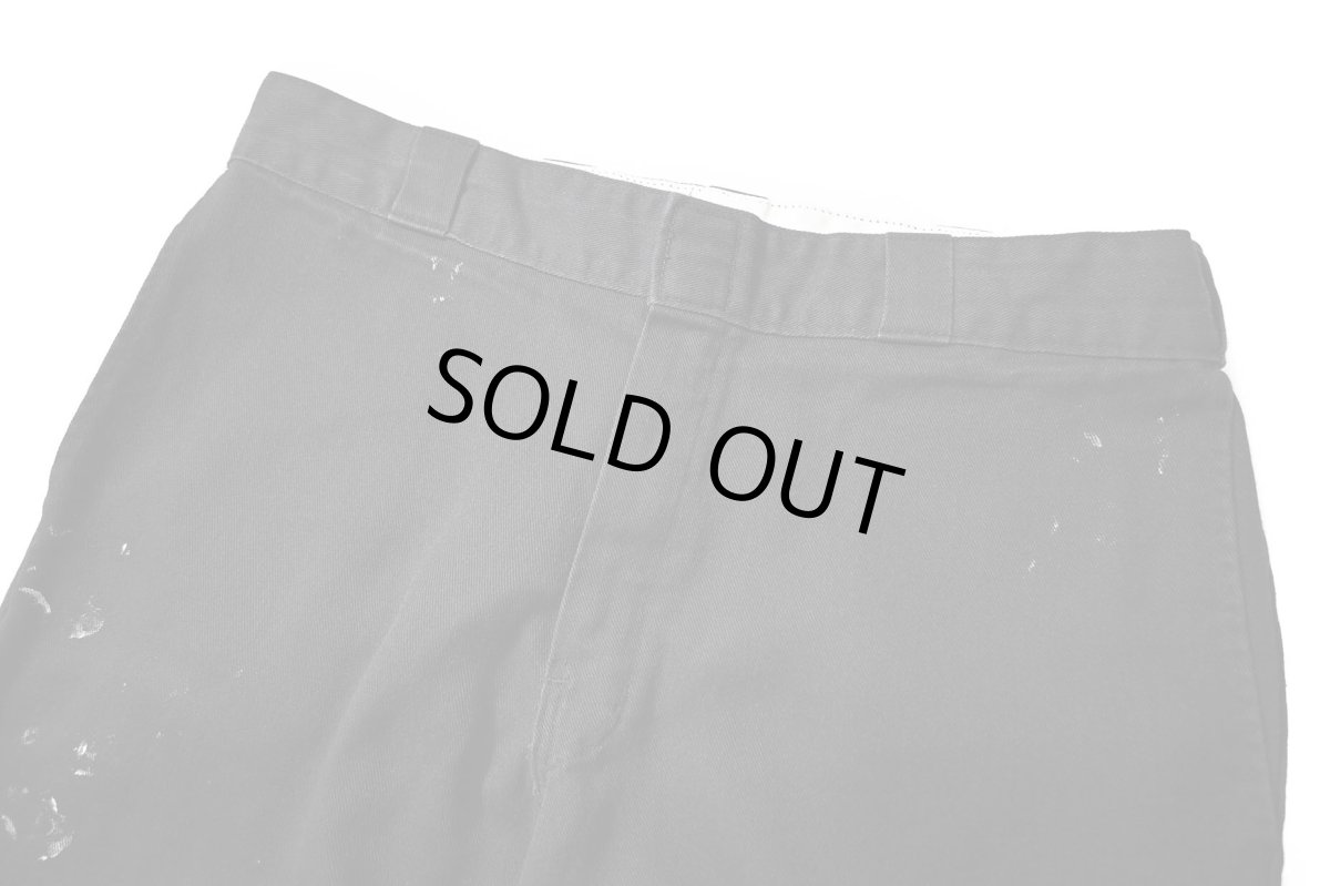 画像2: Used Dickies 874 Flex Painted Work Pants Black (2)