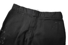 画像2: Used Dickies 874 Flex Painted Work Pants Black (2)