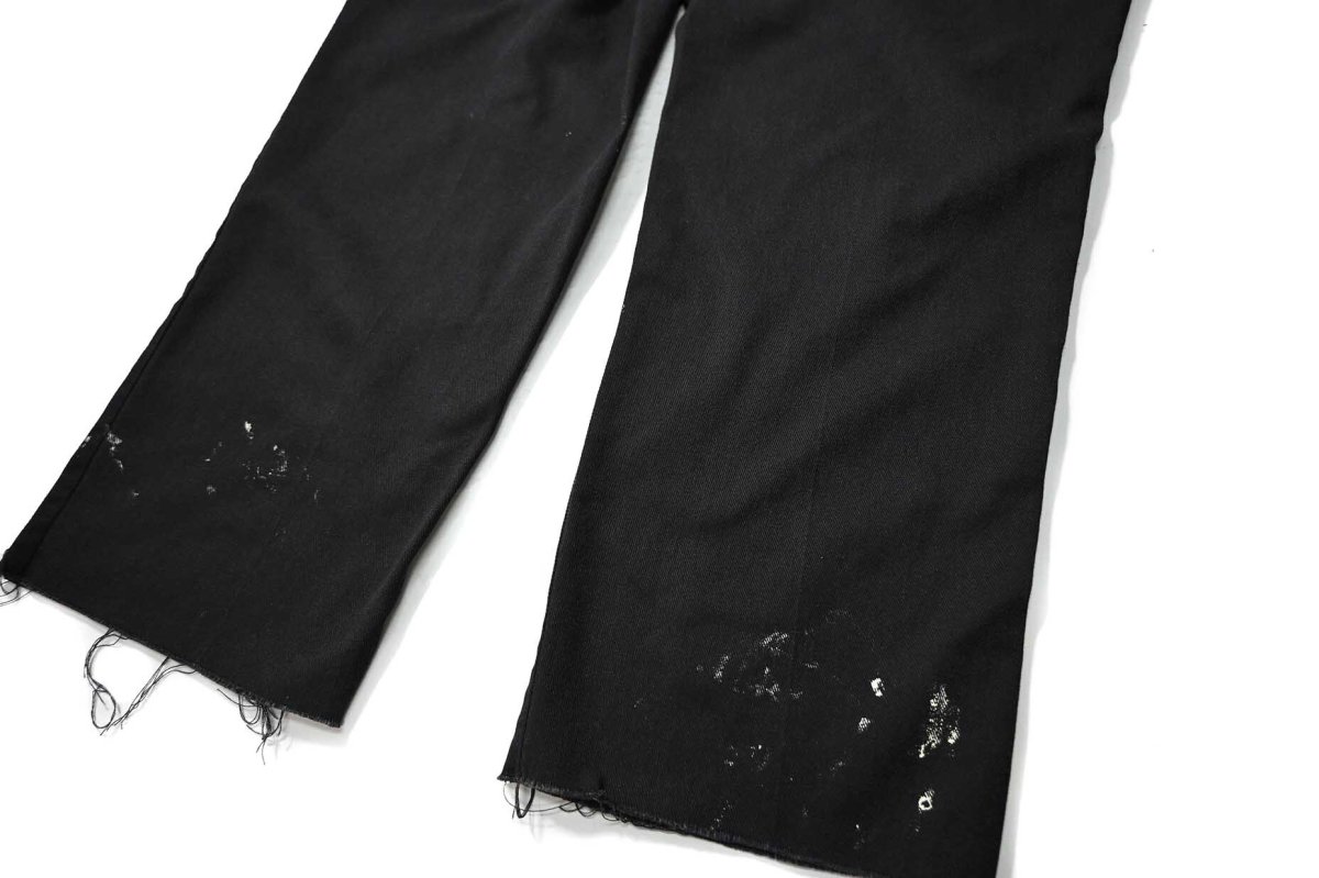画像5: Used Dickies 874 Flex Painted Work Pants Black (5)