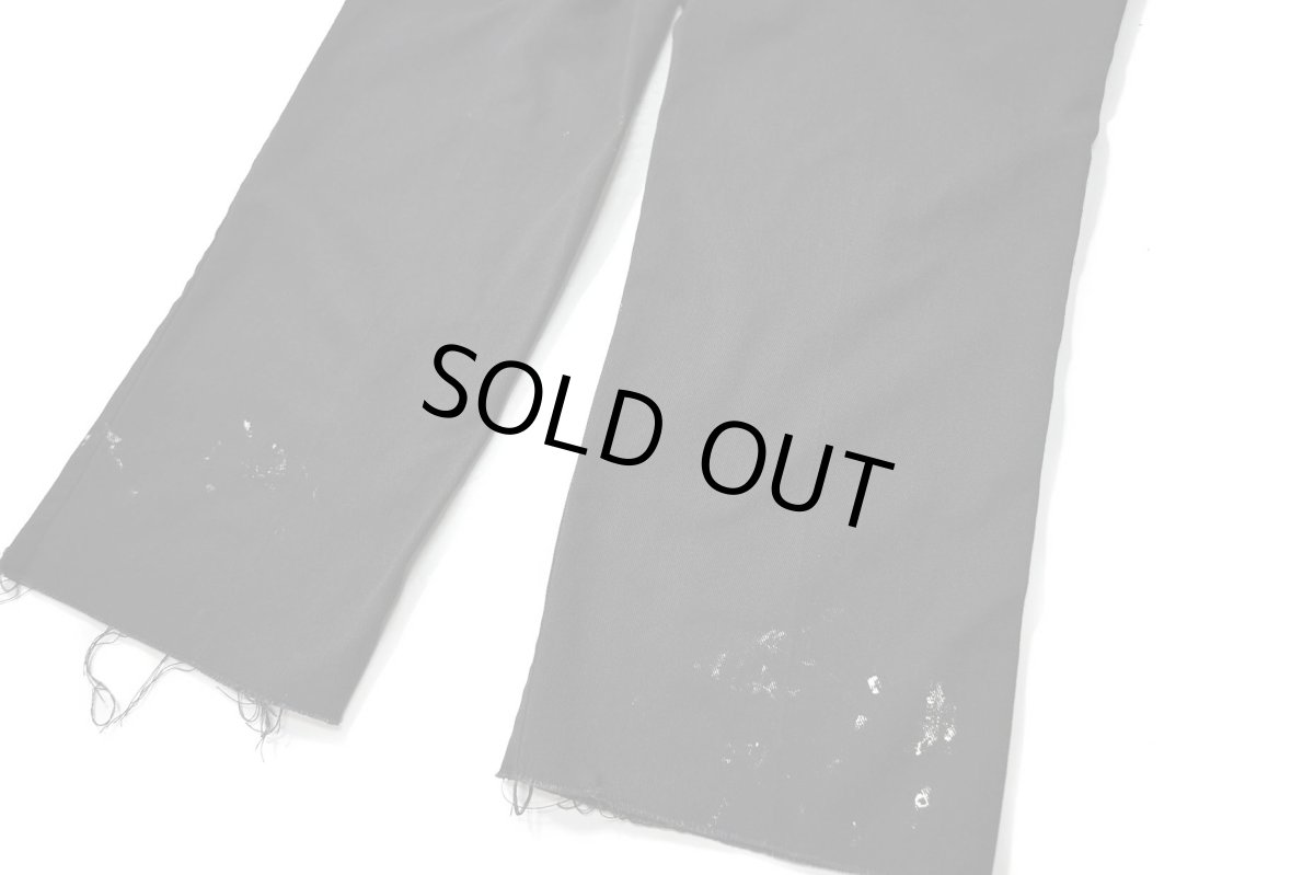 画像5: Used Dickies 874 Flex Painted Work Pants Black (5)