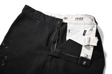 画像7: Used Dickies 874 Flex Painted Work Pants Black (7)