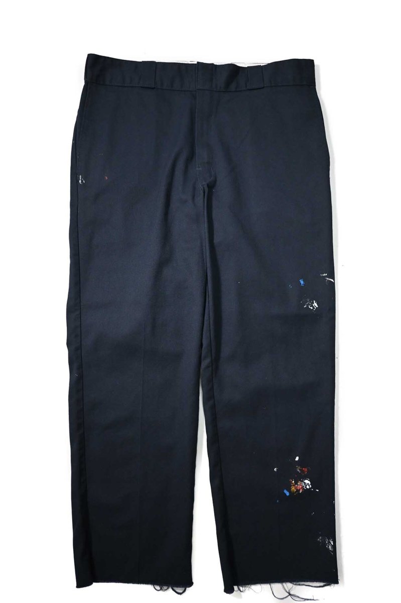 画像1: Used Dickies 874 Flex Painted Work Pants Navy (1)