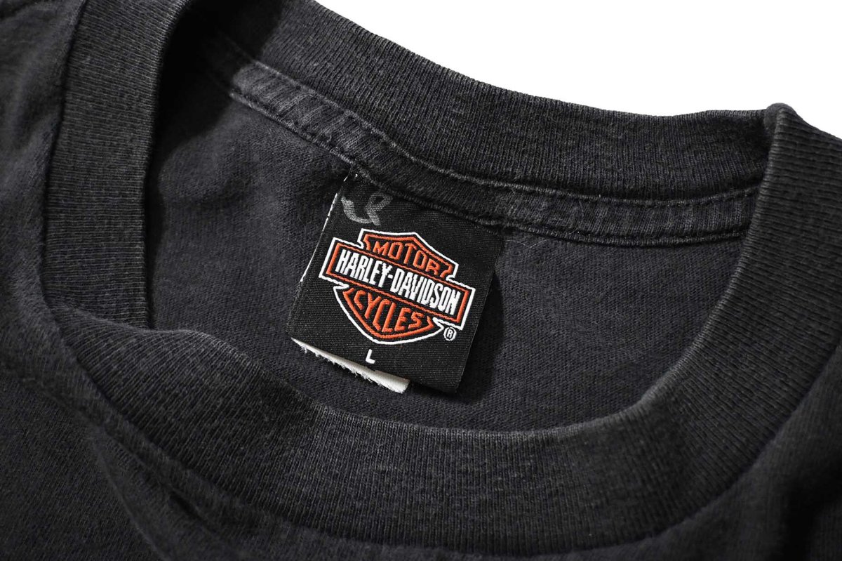 画像4: 00s Used Harley-Davidson Print Tee made in USA (4)