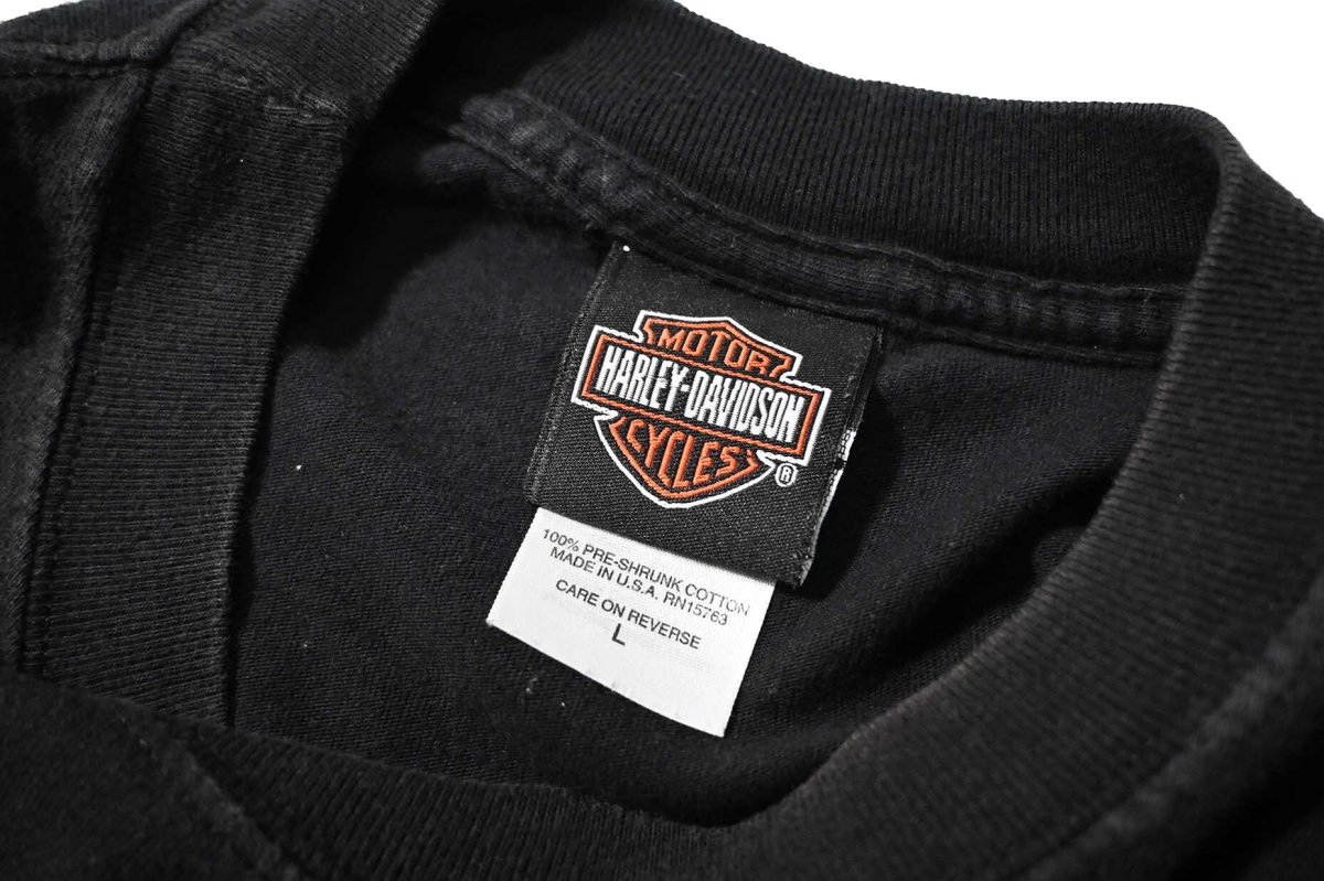 画像4: 00s Used Harley-Davidson Print Tee made in USA (4)