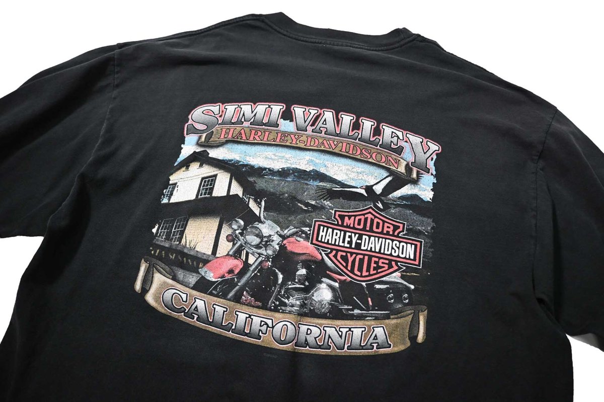 画像6: 00s Used Harley-Davidson L/S Print Tee (6)