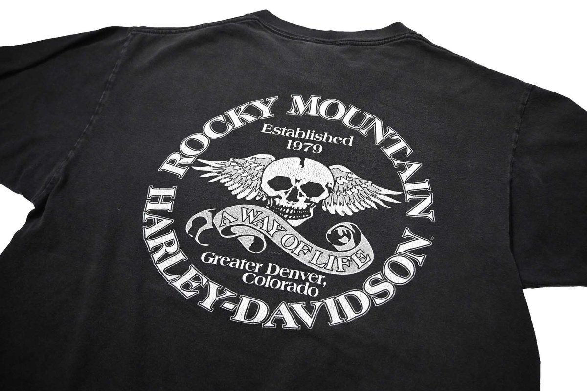画像6: 00s Used Harley-Davidson Print Tee made in USA (6)