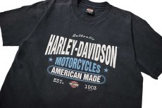 画像2: 90s Used Harley-Davidson Print Tee made in USA (2)
