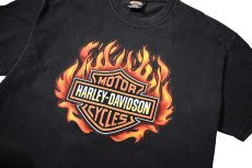 画像2: 90s Used Harley-Davidson Print Tee made in USA (2)