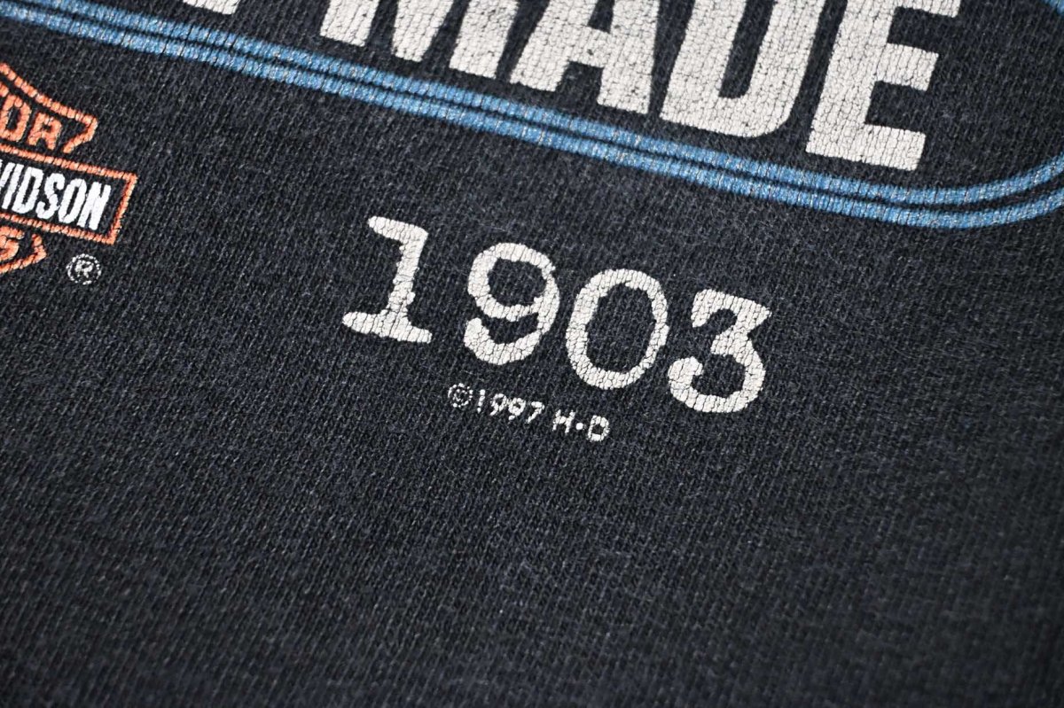 画像3: 90s Used Harley-Davidson Print Tee made in USA (3)