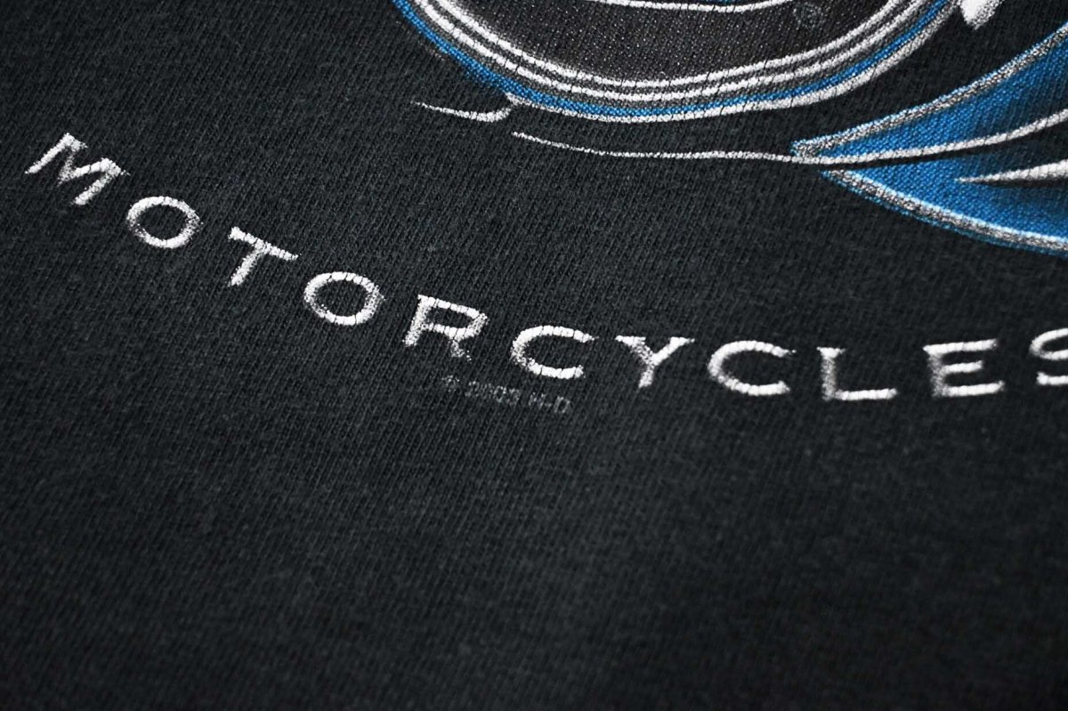 画像4: 00s Used Harley-Davidson L/S Print Tee made in USA (4)