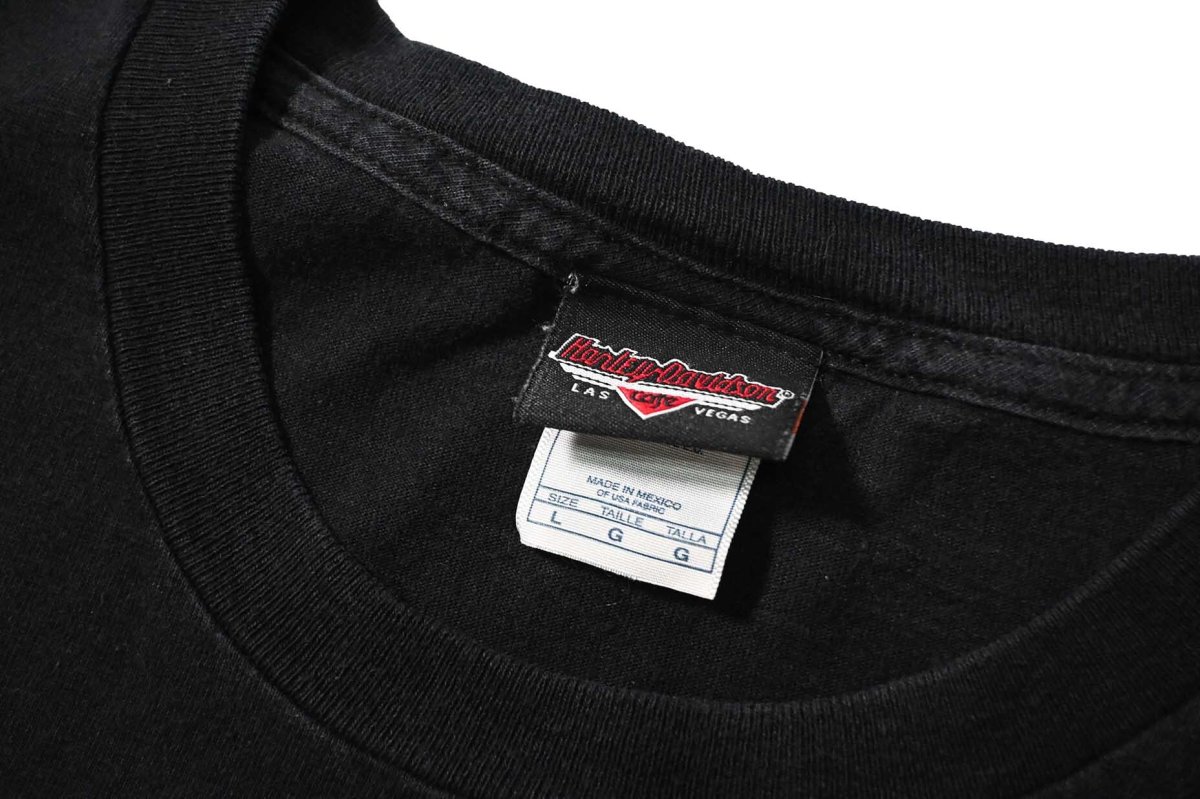 画像3: 00s Harley-Davidson Cafe Print Pocket Tee (3)