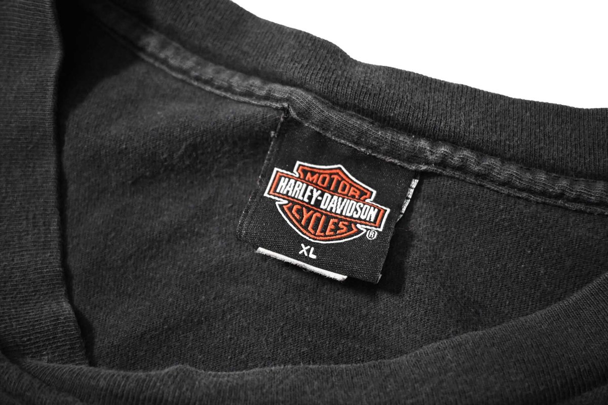 画像4: 00s Used Harley-Davidson Print Tee made in USA (4)