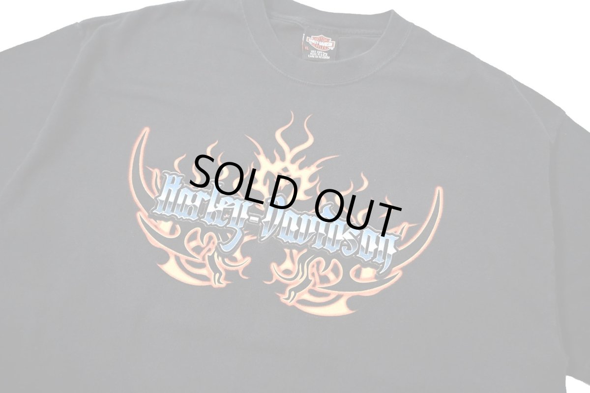 画像2: 00s Used Harley-Davidson Print Tee made in USA (2)