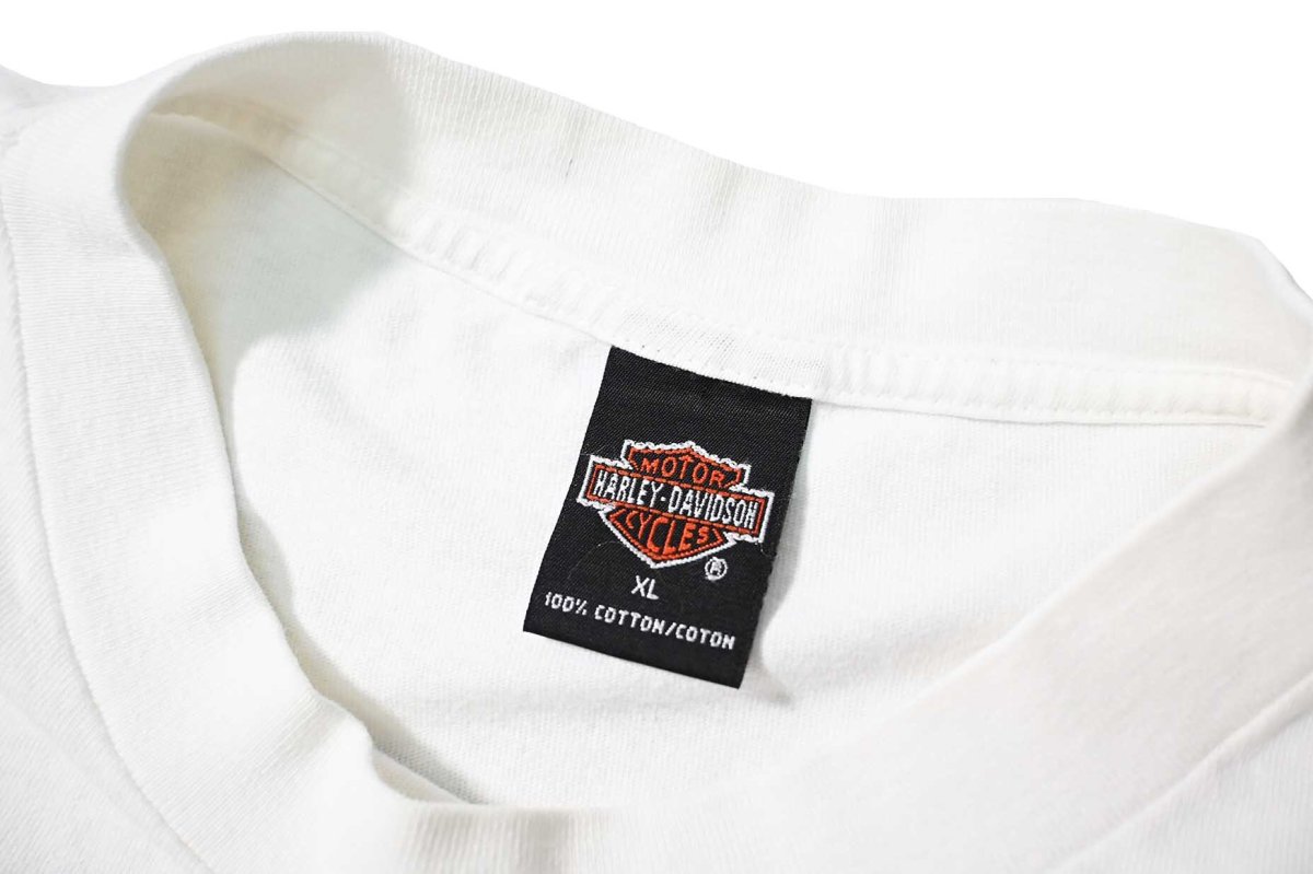 画像5: 90s Used Harley-Davidson L/S Print Pocket Tee made in USA (5)