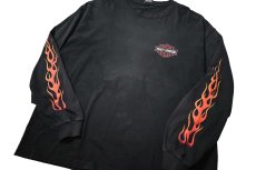 画像2: 00s Used Harley-Davidson L/S Print Tee (2)