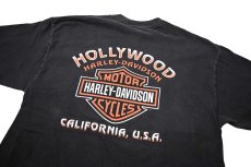 画像5: 90s Used Harley-Davidson Print Tee made in USA (5)