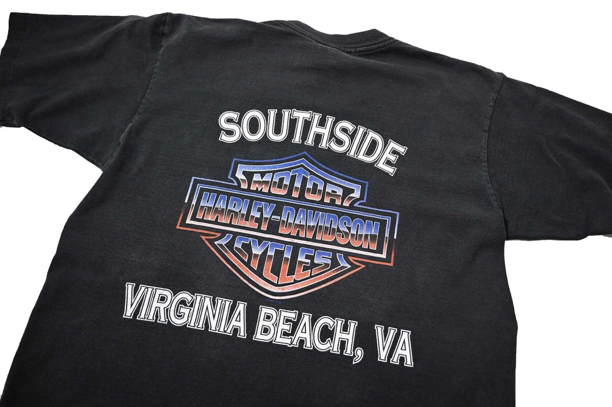 画像8: 90s Used Harley-Davidson Print Tee made in USA (8)