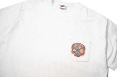 画像2: Used Harley-Davidson Print Pocket Tee (2)