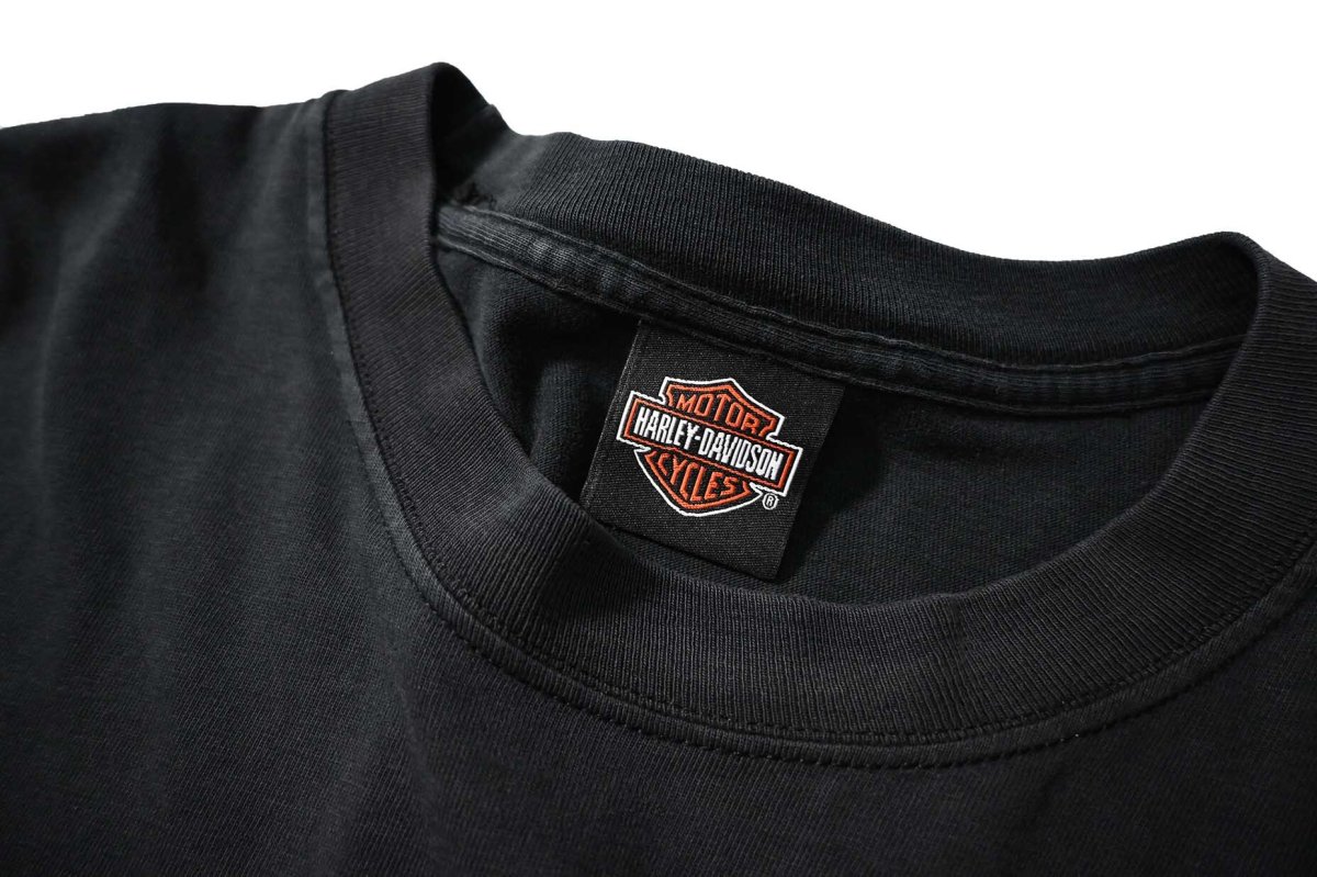 画像5: 00s Used Harley-Davidson L/S Print Tee (5)