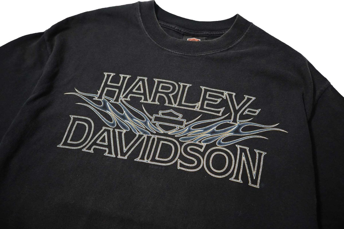 画像2: 00s Used Harley-Davidson Print Tee made in USA (2)