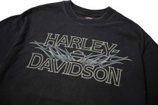 画像2: 00s Used Harley-Davidson Print Tee made in USA (2)