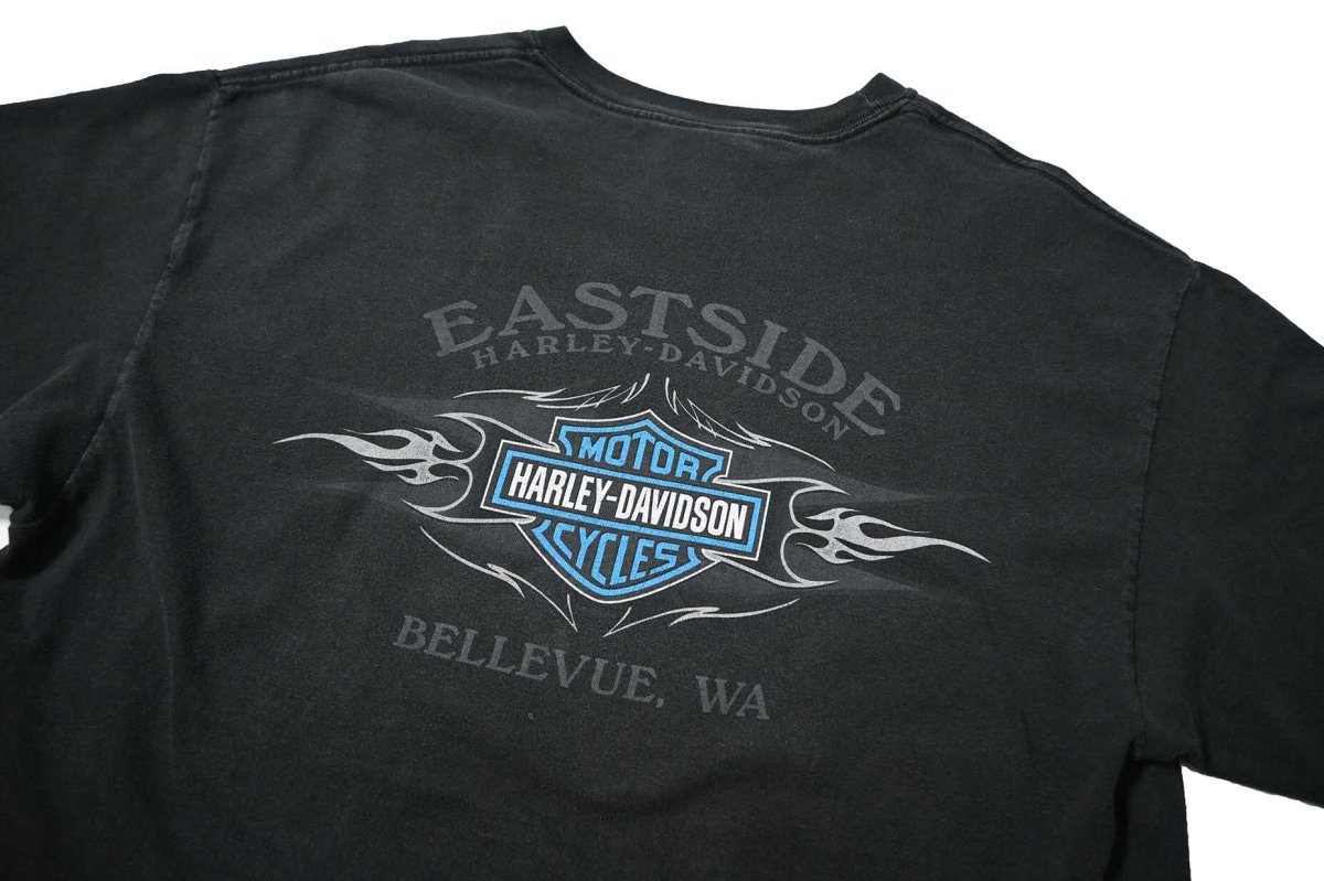 画像4: 00s Used Harley-Davidson Print Tee made in USA (4)