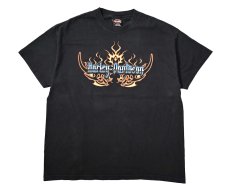 画像1: 00s Used Harley-Davidson Print Tee made in USA (1)