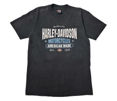 画像1: 90s Used Harley-Davidson Print Tee made in USA (1)
