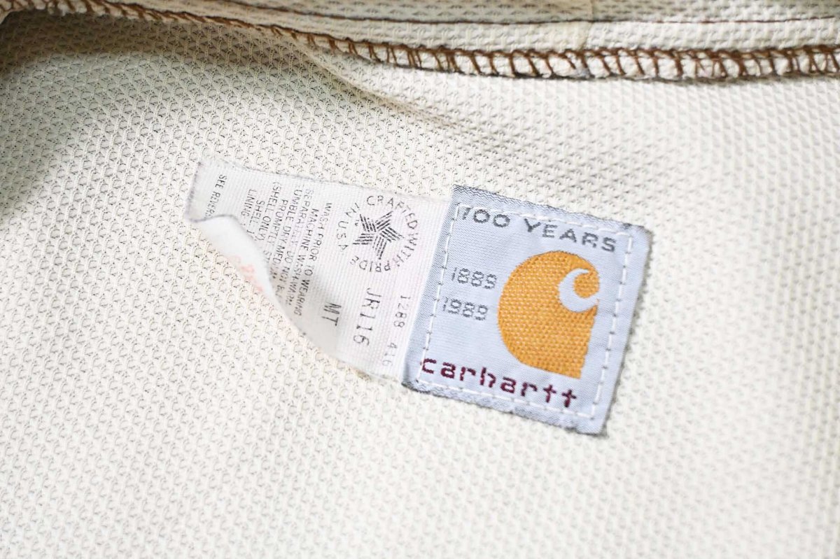画像5: 80s Used Carhartt Duck Thermal Lined Active Jacket 100years made in USA (5)