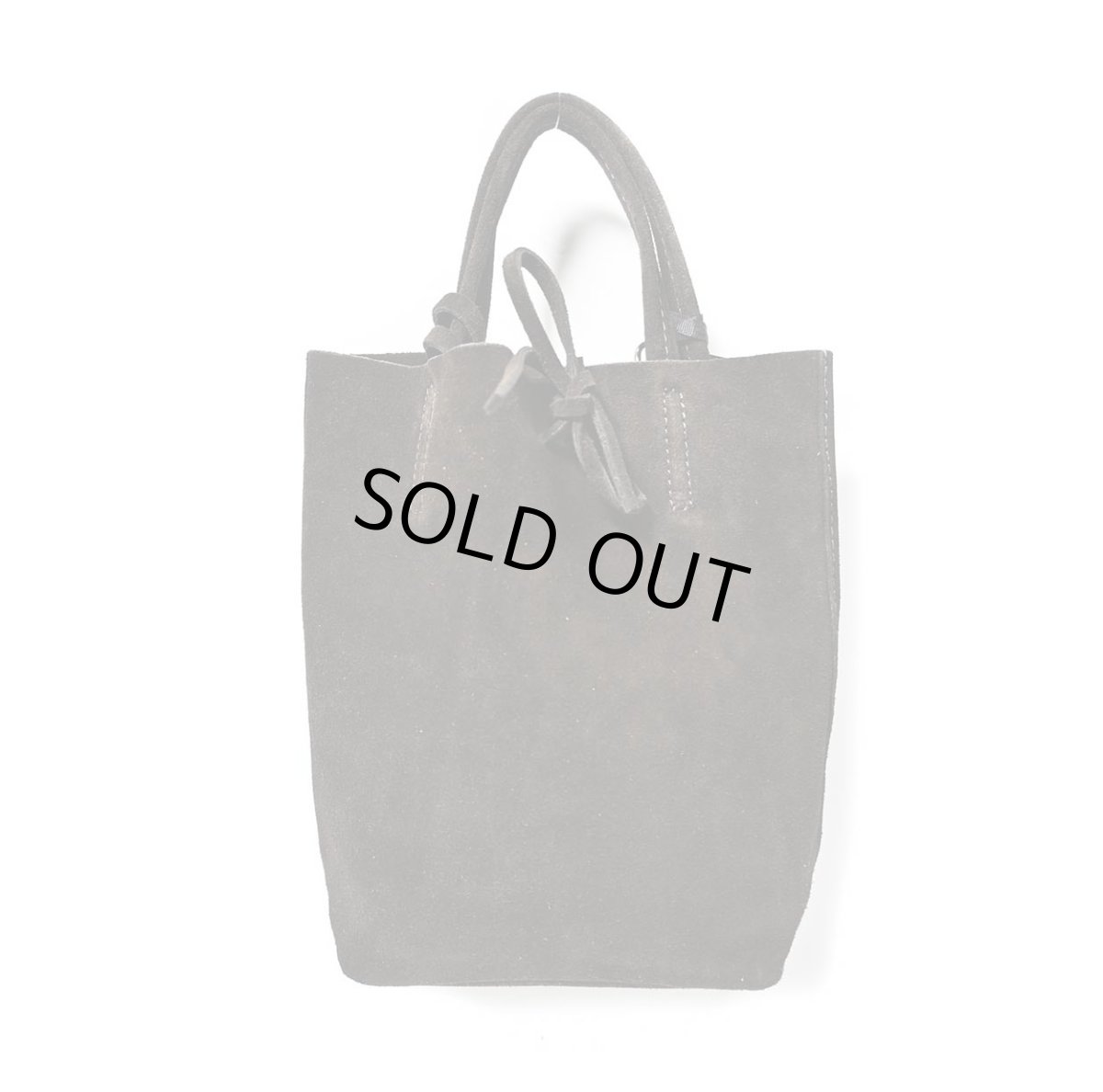画像1: MARLON FIRENZE Calf Leather Mini Shopper Bag Cioccolato Suede (1)