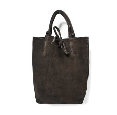画像1: MARLON FIRENZE Calf Leather Mini Shopper Bag Cioccolato Suede (1)