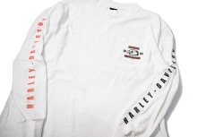 画像2: 90s Used Harley-Davidson L/S Print Pocket Tee made in USA (2)