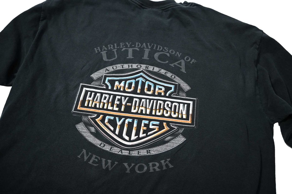 画像6: 00s Used Harley-Davidson L/S Print Tee made in USA (6)