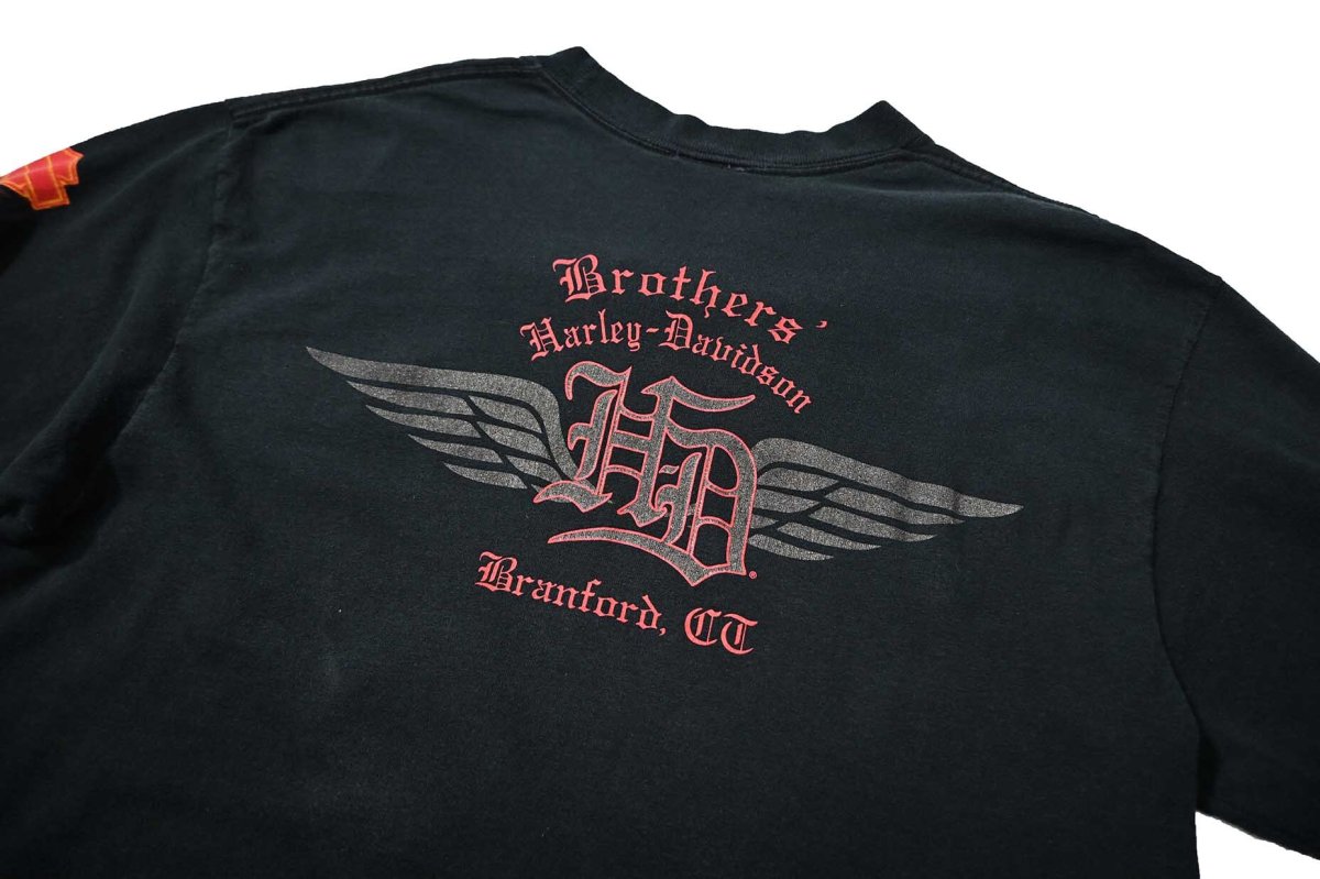 画像6: 00s Used Harley-Davidson L/S Print Tee (6)
