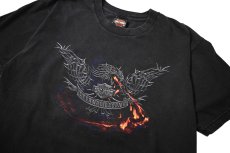 画像2: 00s Used Harley-Davidson Print Tee made in USA (2)